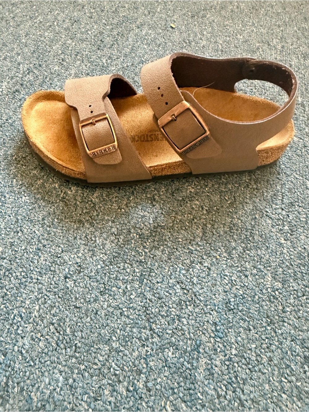 Birkenstock Kids Tan Two-Strap Backstrap Sandal size 34